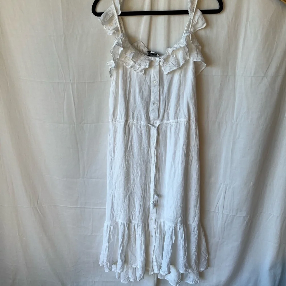 NWT Sofia Jeans by Sophia Vergara Women’s Adjustable Strap Ruffle Midi Dress - Picture 11 of 11